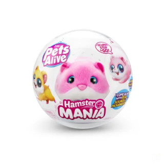 Інтерактивна м'яка іграшка Кумедний хом'ячок PETS ALIVE S1 Pets & Robo Alive 9543-2 рожевий - Інтернет-магазин спільних покупок ToGether