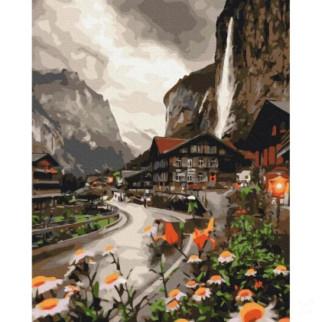 Картина за номерами "Містечко в Швейцарії" BS36527, 40х50 см - Інтернет-магазин спільних покупок ToGether