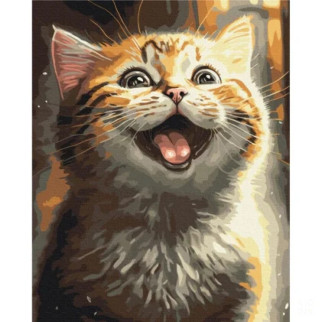 Картина за номерами "Натхненний котик" Marianna Pashchuk BS53803, 40х50 см - Інтернет-магазин спільних покупок ToGether
