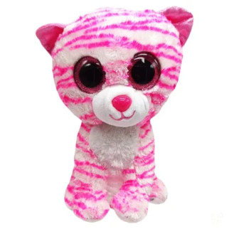 Дитяча м'яка іграшка Котик PL0662(Cat-WhitePink) 23 см - Інтернет-магазин спільних покупок ToGether