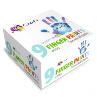 Набір пальчикових фарб 5024-AC 9 кольорів по 20 мл - Інтернет-магазин спільних покупок ToGether