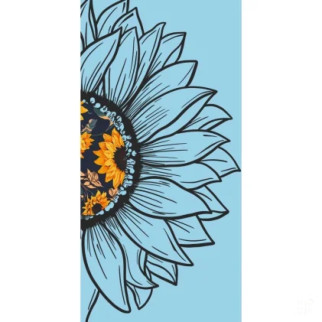 Картина за номерами "Квітка сонця 1" 13067-AC 40х80 см - Інтернет-магазин спільних покупок ToGether