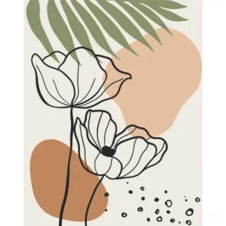 Картина за номерами "Щасливі квіти 2" 13065-AC 40х50 см - Інтернет-магазин спільних покупок ToGether