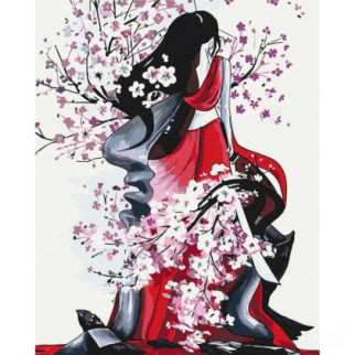 Картина за номерами "Сила сакури"  Yana Biluhina Brushme BS53800 40x50 см - Інтернет-магазин спільних покупок ToGether
