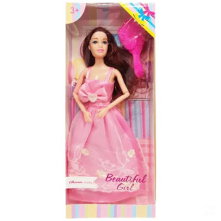 Дитяча Лялька "Beautiful Girl" D200-216(Pink) в святковій сукні - Інтернет-магазин спільних покупок ToGether