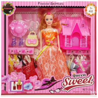 Дитяча лялька з нарядами "Queen Sweet" 313K44(Orange) з аксесуарами - Інтернет-магазин спільних покупок ToGether