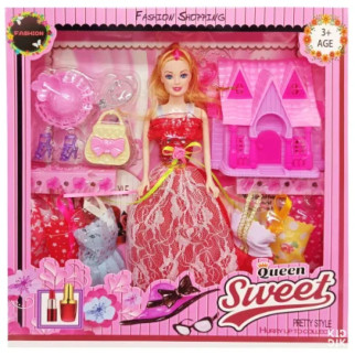 Дитяча лялька з нарядами "Queen Sweet" 313K44(Red) з аксесуарами - Інтернет-магазин спільних покупок ToGether
