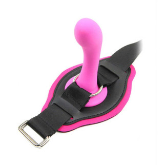 Страпон із кріпленням на ногу Roomfun, рожевий, 13 см - Інтернет-магазин спільних покупок ToGether