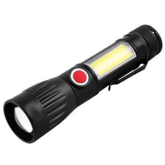 Ліхтар ручний X-Balog BL-645S-XPE+COB, ЗУ microUSB, ліхтарик тактичний акумуляторний ручний - Інтернет-магазин спільних покупок ToGether