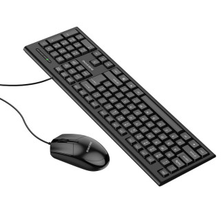 Клавіатура дротова з мишкою Borofone BG6 (English Version) чорна - Інтернет-магазин спільних покупок ToGether