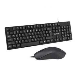 Клавіатура дротова з мишкою Lenovo KM101 чорна - Інтернет-магазин спільних покупок ToGether