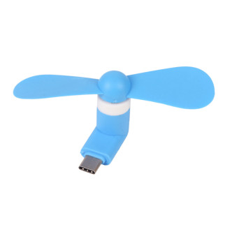 Мобільний вентилятор Type-C синій - Інтернет-магазин спільних покупок ToGether