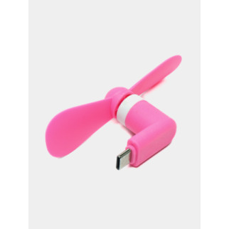 Мобільний вентилятор Type-C рожевий - Інтернет-магазин спільних покупок ToGether