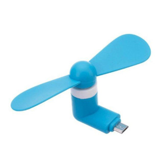 Мобільний вентилятор MicroUSB синій - Інтернет-магазин спільних покупок ToGether