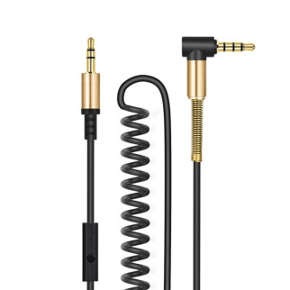 AUX кабель Hoco UPA02 з мікрофоном Jack 3.5 to Jack 3.5 2m чорний - Інтернет-магазин спільних покупок ToGether