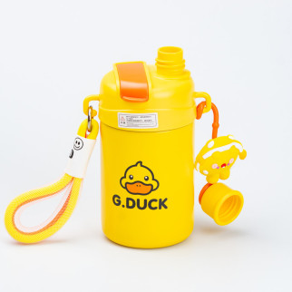 Термос дитячий з поильником з трубочкою G.Duck Cup Spray 460мл жовтий - Інтернет-магазин спільних покупок ToGether