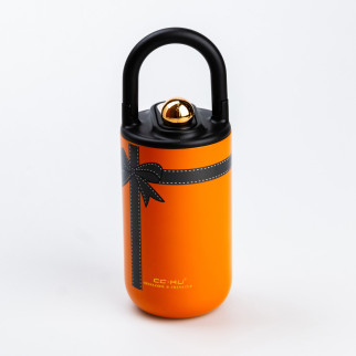 Дорожній термос із ручкою CCKU помаранчевий термос металевий - Інтернет-магазин спільних покупок ToGether
