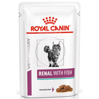 Корм Royal Canin Renal Feline Fish Pouches вологий для котів із захворюваннями нирок 85 гр - Інтернет-магазин спільних покупок ToGether