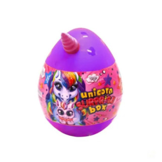 Набір для творчості в яйці "Unicorn Surprise Box" USB-01-01U для дівчинки  (Фіолетовий) - Інтернет-магазин спільних покупок ToGether