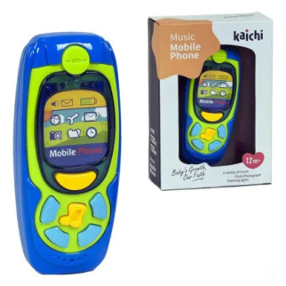 Музичний розвиваючий телефон KAICHI K999-72G/B зі світлом (Синій) - Інтернет-магазин спільних покупок ToGether