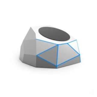 Бездротовий Зарядний Пристрій Xoopar -Geo Dock (Сріблястий З Синьою Led-Підсв) - Інтернет-магазин спільних покупок ToGether