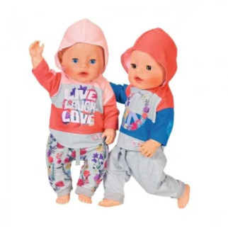 Набір одягу для ляльки BABY born - Трендовий спортивний костюм (рожевий) - Інтернет-магазин спільних покупок ToGether