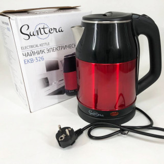 Електрочайник Suntera EKB-326R / Хороший чайник електричний / Чайник дисковий. Колір: червоний - Інтернет-магазин спільних покупок ToGether