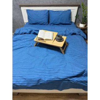 Комплект постільної білизни синя смужка півтораспальний, 150 х 215 см - Інтернет-магазин спільних покупок ToGether