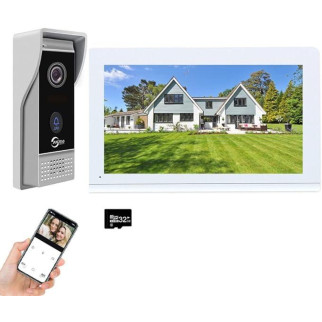 Відеодомофонна система з 10-дюймовим сенсорним екраном, камерою 1080P, підтримкою нічного бачення, віддаленою - Інтернет-магазин спільних покупок ToGether
