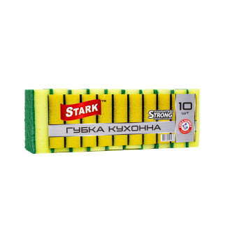 Губка "Жовта супер щільна" 10 шт. TM Stark - Інтернет-магазин спільних покупок ToGether
