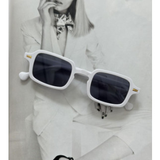 Сонцезахисні окуляри прямокутні унісекс  Білий (0721) - Інтернет-магазин спільних покупок ToGether