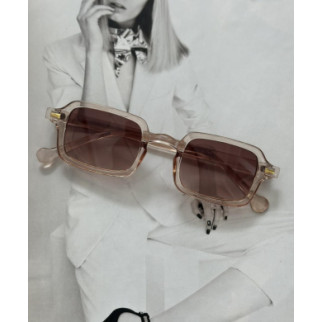Сонцезахисні окуляри прямокутні унісекс  Бежевий (0721) - Інтернет-магазин спільних покупок ToGether