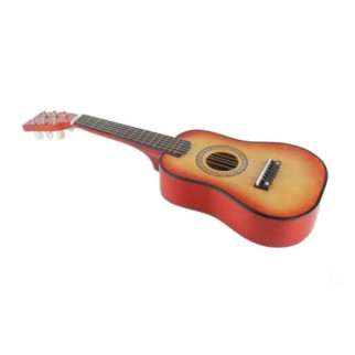 Іграшкова гітара з медіатором M 1 369 дерев'яна  (Помаранчевий) - Інтернет-магазин спільних покупок ToGether
