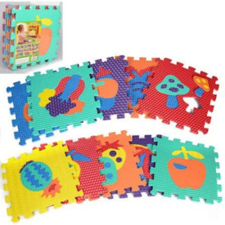 Дитячий килимок мозаїка Овочі, фрукти M 2622 матеріал EVA - Інтернет-магазин спільних покупок ToGether