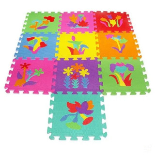 Дитячий ігровий килимок мозаїка Рослини M 0386 матеріал EVA - Інтернет-магазин спільних покупок ToGether