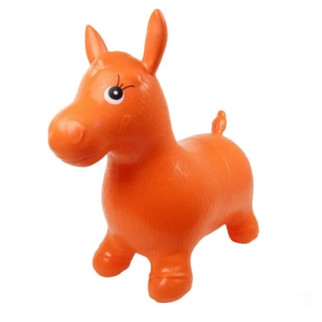 Дитячий стрибун-конячка MS0737 гумовий  (Помаранчевий) - Інтернет-магазин спільних покупок ToGether