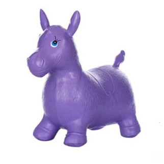 Дитячий стрибун-конячка MS0737 гумовий  (Фіолетовий) - Інтернет-магазин спільних покупок ToGether