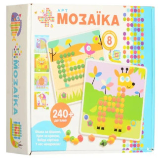 Дитяча мозаїка з трафаретами тварин M7E, 240 деталей (6 кольорів) - Інтернет-магазин спільних покупок ToGether