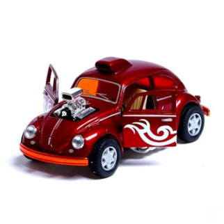Машинка металева інерційна Volkswagen Beetle Custom Dragracer Kinsmart KT5405W 1:32  (Червоний) - Інтернет-магазин спільних покупок ToGether