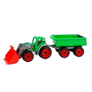 Іграшковий трактор з ковшем і причепом 3688TXK, 2 кольори  (Зелений) - Інтернет-магазин спільних покупок ToGether