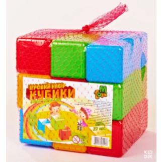 Ігровий набір кольорових кубиків 09064, 27 шт - Інтернет-магазин спільних покупок ToGether