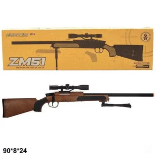Дитяча іграшкова снайперська гвинтівка CYMA ZM51W з прицілом і лазером - Інтернет-магазин спільних покупок ToGether