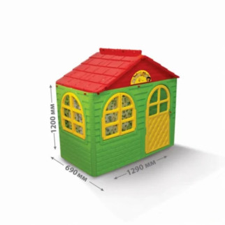 Дитячий ігровий Будиночок зі шторками 02550/13 пластиковий - Інтернет-магазин спільних покупок ToGether