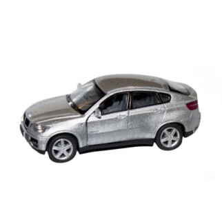 Колекційна іграшкова машинка BMW X6 KT5336W інерційна  (Сріблястий) - Інтернет-магазин спільних покупок ToGether