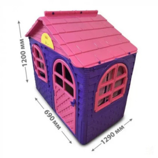 Дитячий ігровий Будиночок зі шторками 02550/10 пластиковий - Інтернет-магазин спільних покупок ToGether