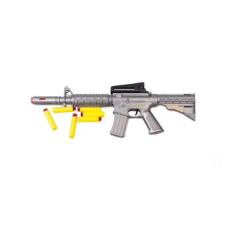 Іграшковий автомат з м'якими кулями M16 PF Golden Gun 910GG  (Сірий) - Інтернет-магазин спільних покупок ToGether