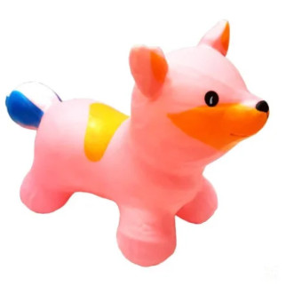 Іграшка-стрибун "Лисиця" BT-RJ-0074 Надувна  (Рожевий) - Інтернет-магазин спільних покупок ToGether