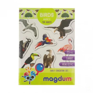 Дитячий набір магнітів Птахи фото Magdum ML4031-30 EN - Інтернет-магазин спільних покупок ToGether