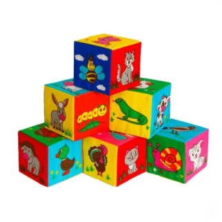 Іграшка м'яконабивна "Набір кубиків" МС 090601-10 - Інтернет-магазин спільних покупок ToGether