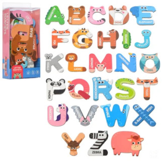 Набір магнітних літер Bambi 2058 Англійська  (Рожевий) - Інтернет-магазин спільних покупок ToGether